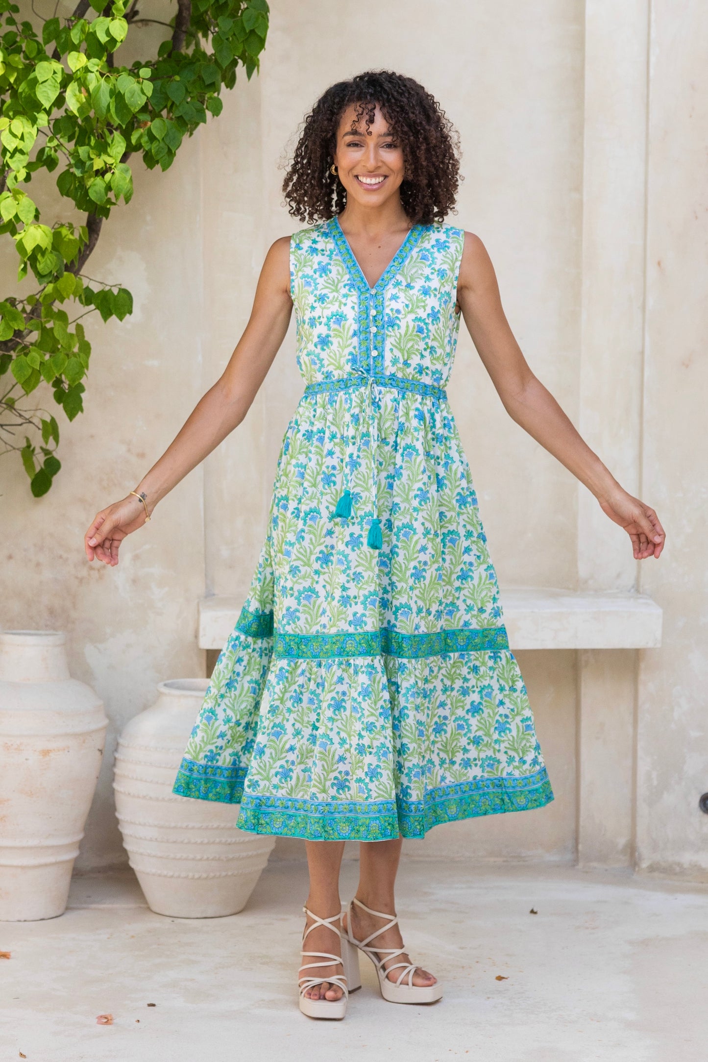 Iris Aqua Green Dress