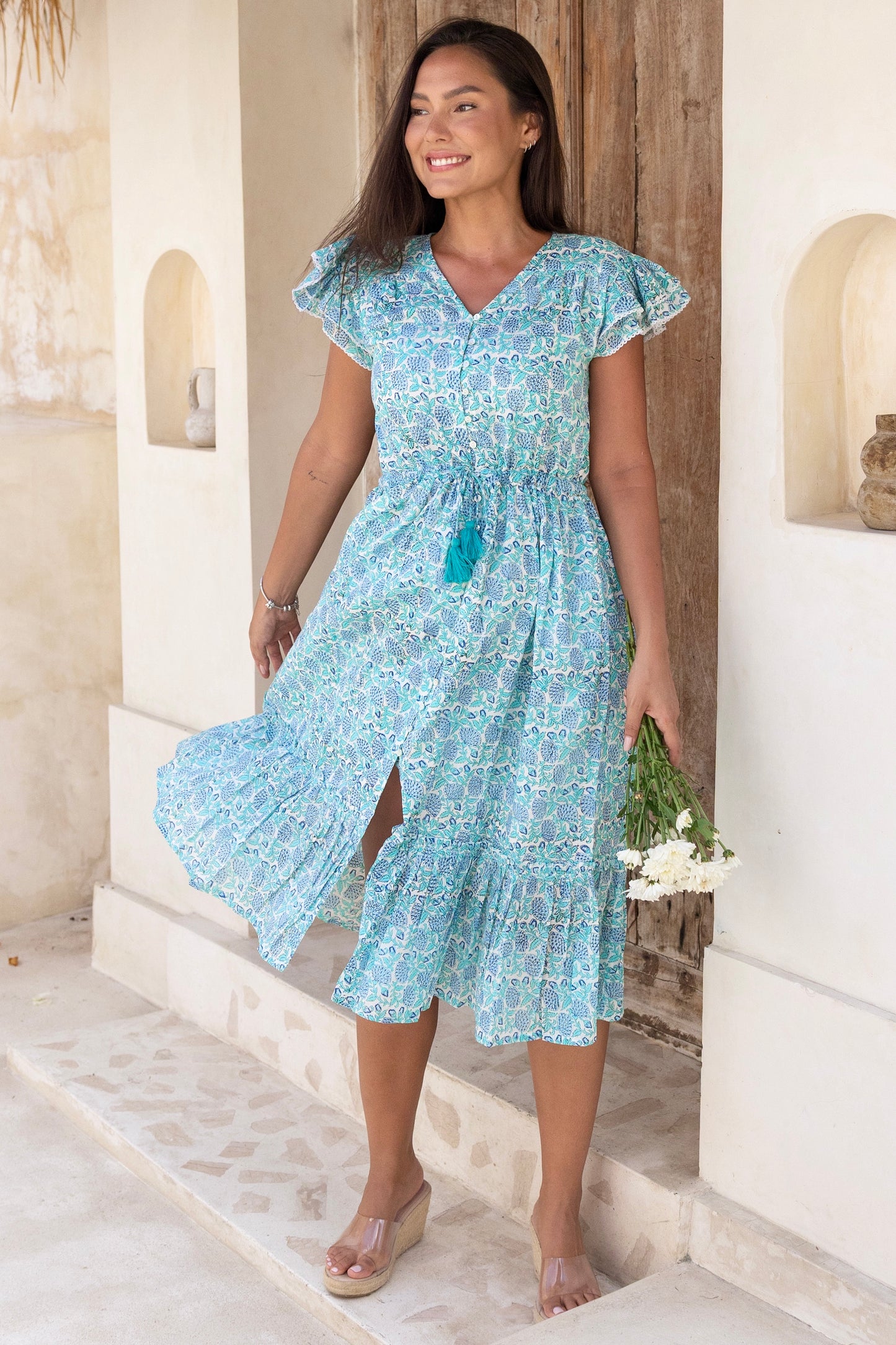 Magnolia Aqua Blue Dress