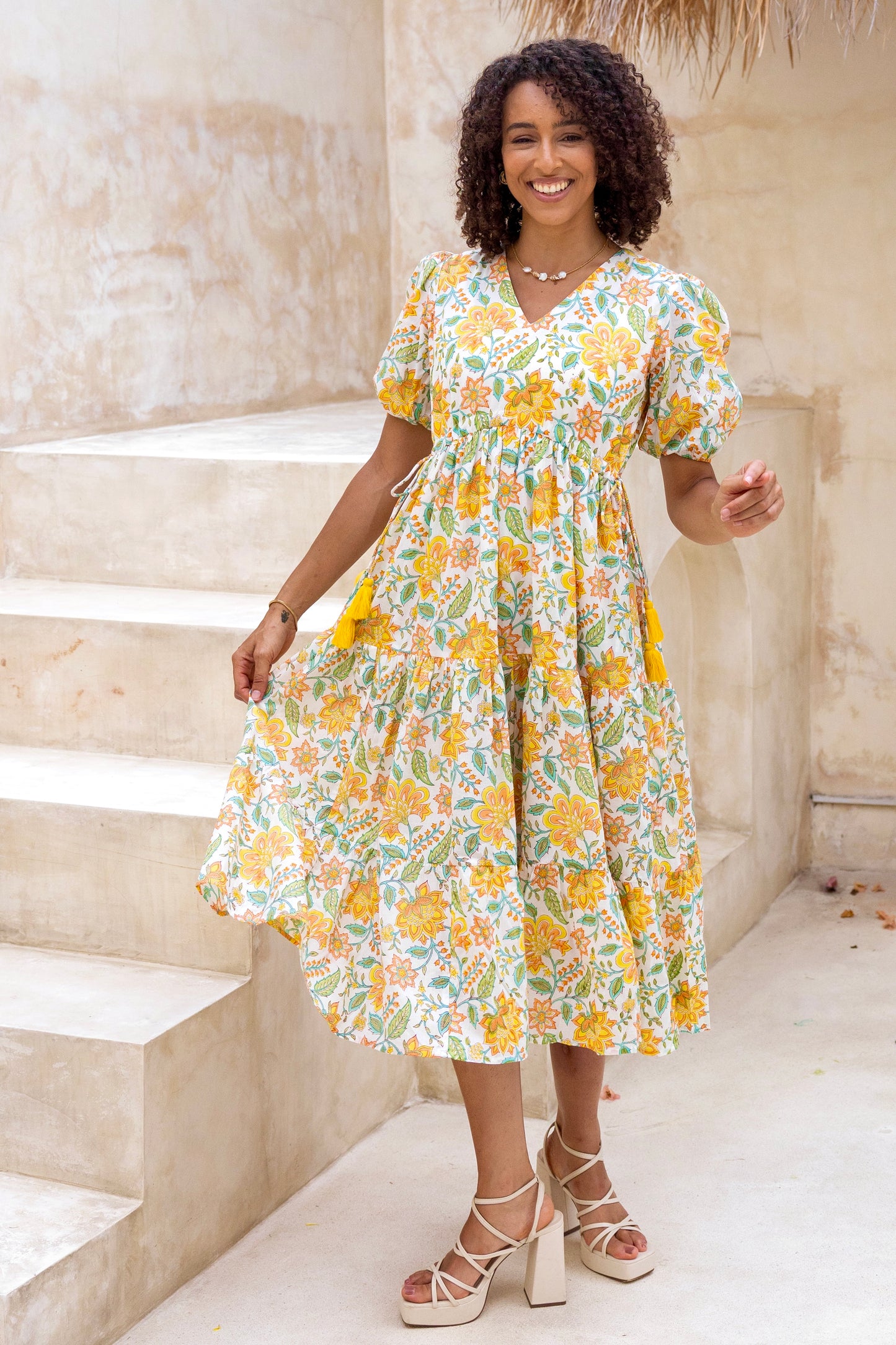 Amaryllis Yellow Dress