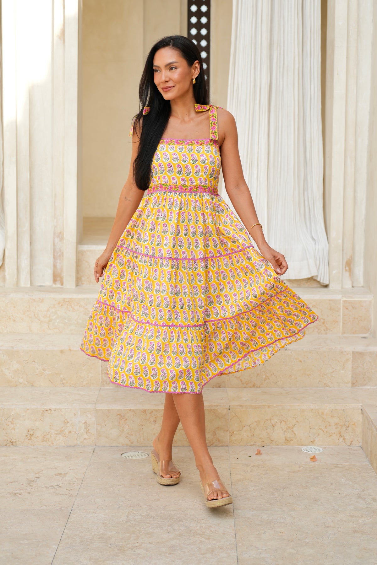 Daisy Dress in Sunrise Yellow