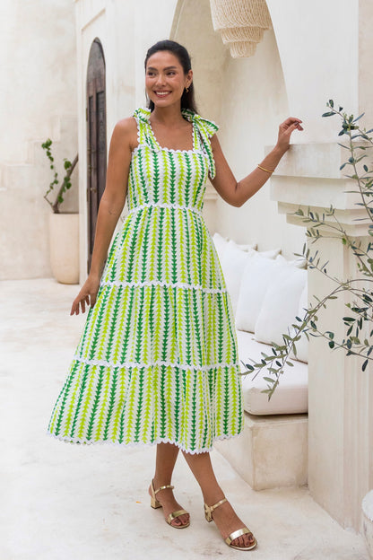 Daisy Dress in green