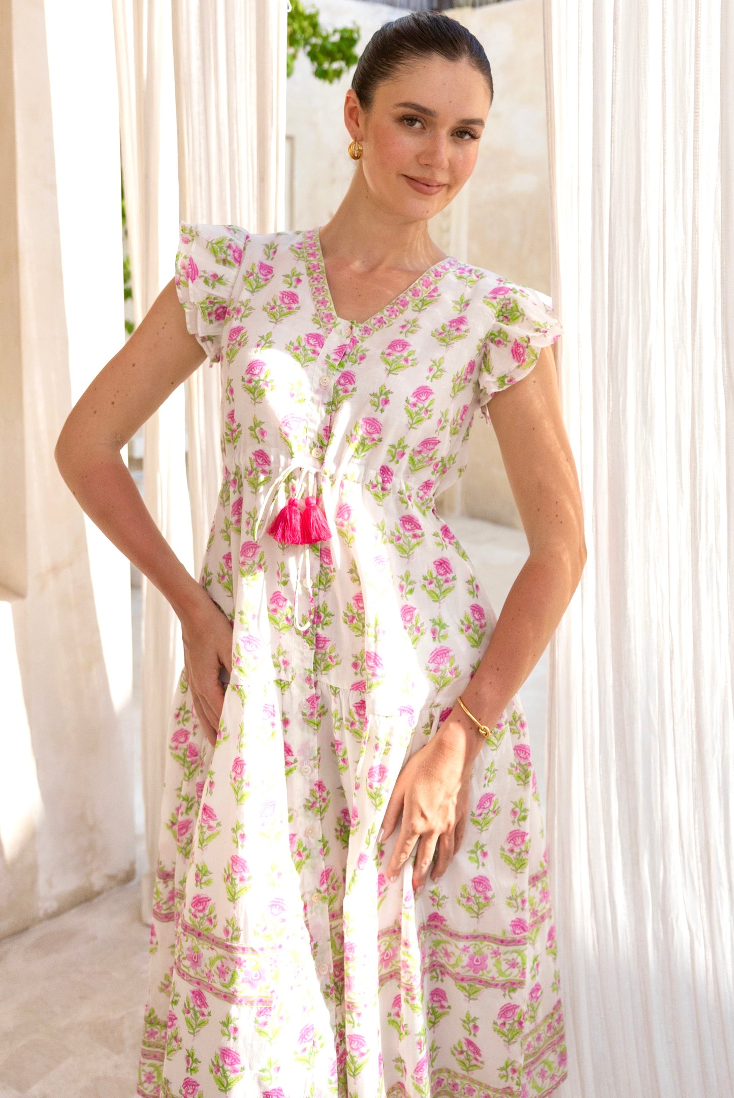 Juniper Dress in English Rose