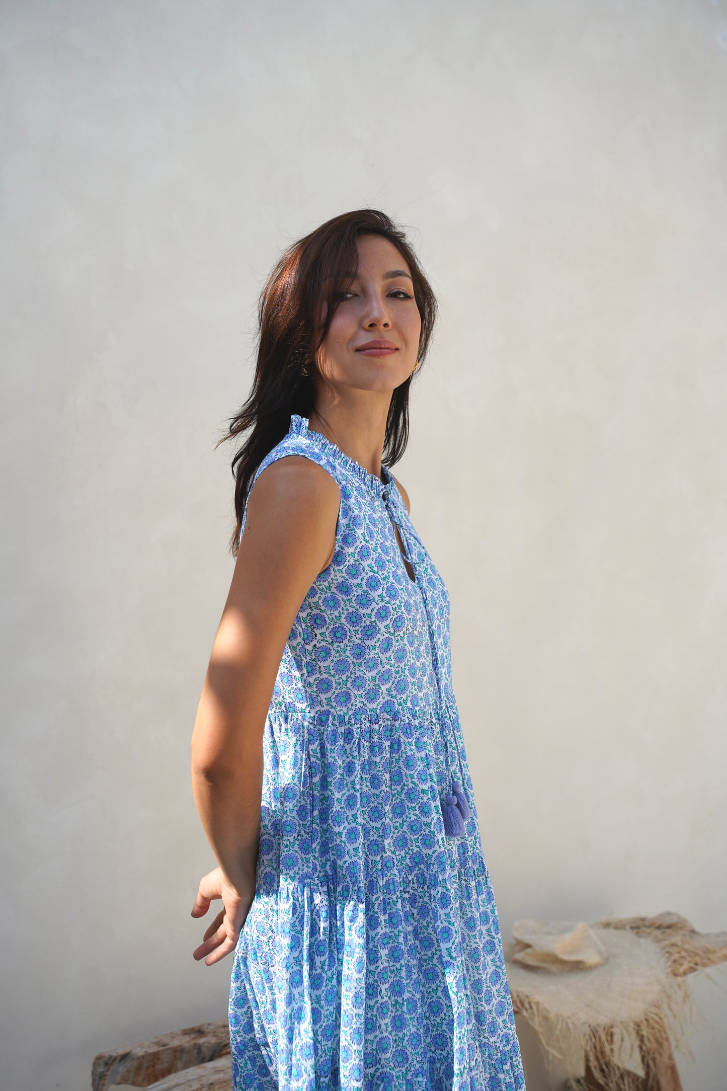 Begonia Dress in Moonlit Garden
