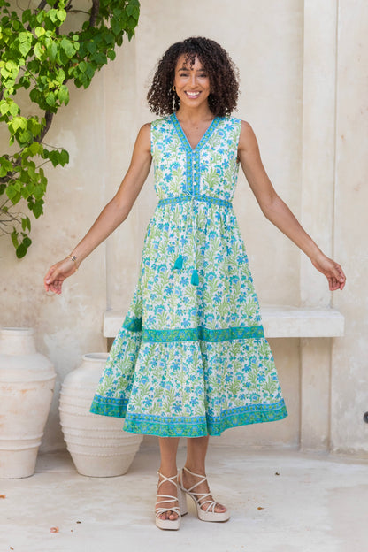 Iris Aqua Green Dress