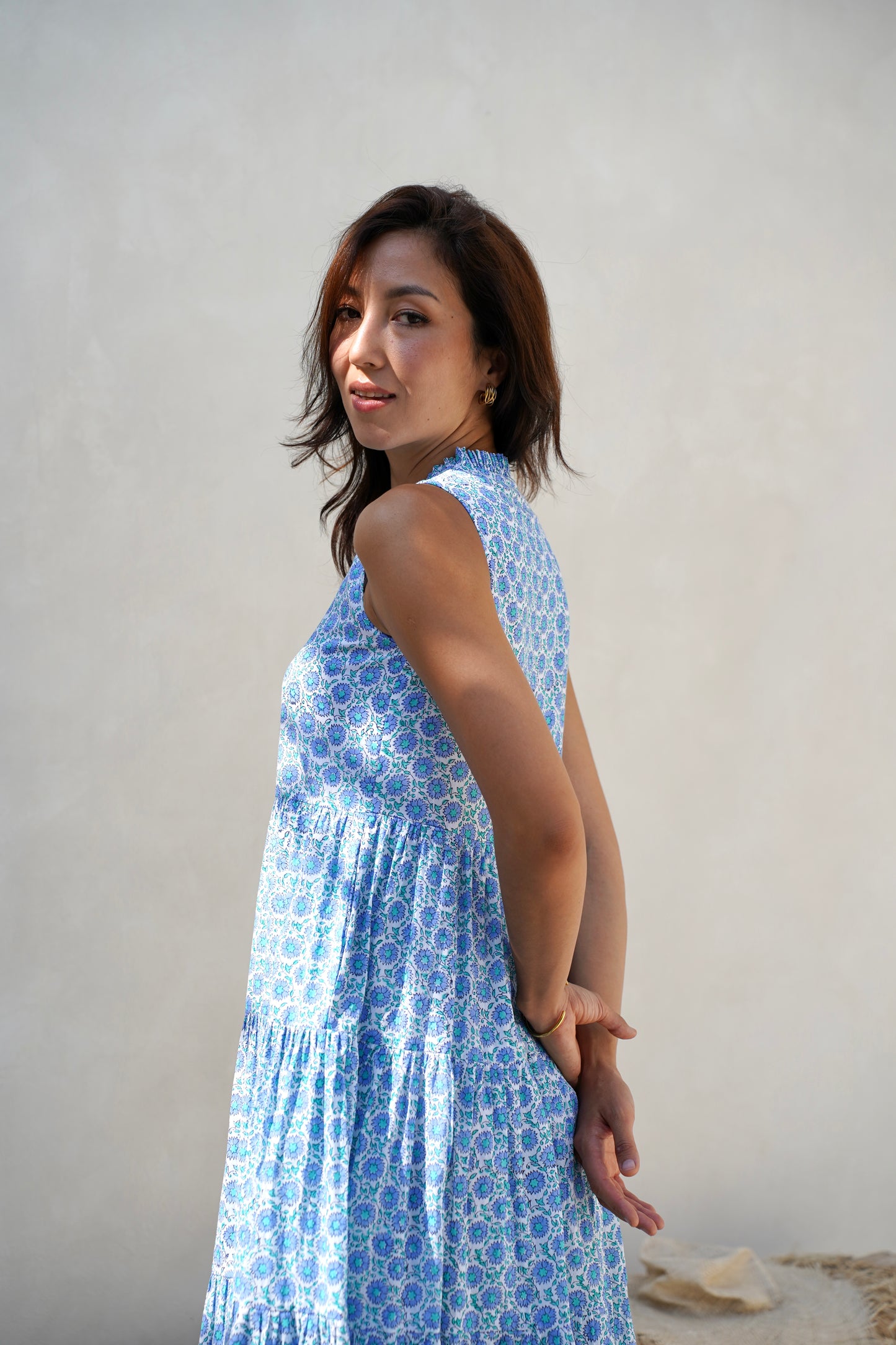 Begonia Dress in Moonlit Garden