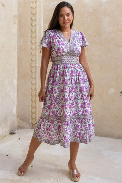 Olivia Purple Dress