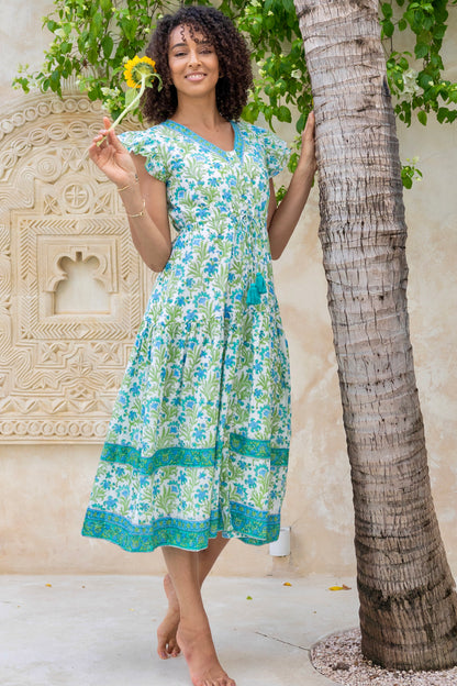 Juniper Aqua Green Dress