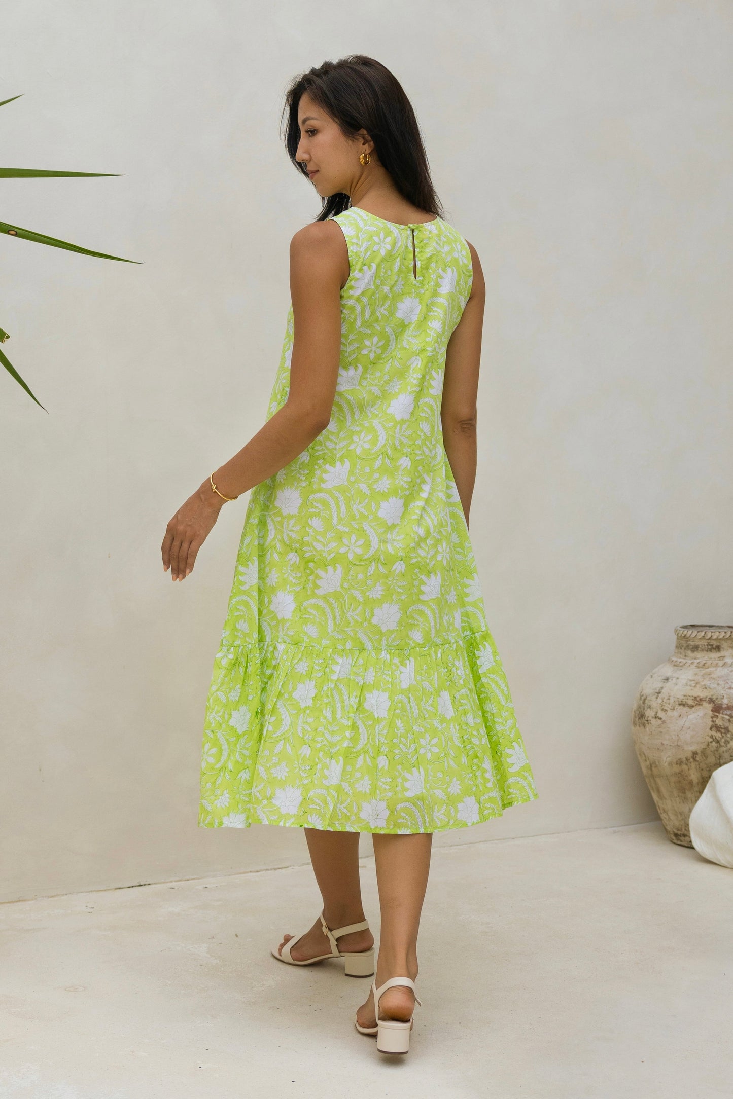 Heather Dress in Fresh Lime