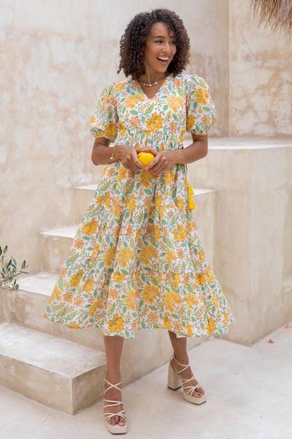 Amaryllis Yellow Dress