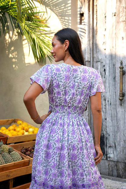 Olivia Dress in Lilac Mist