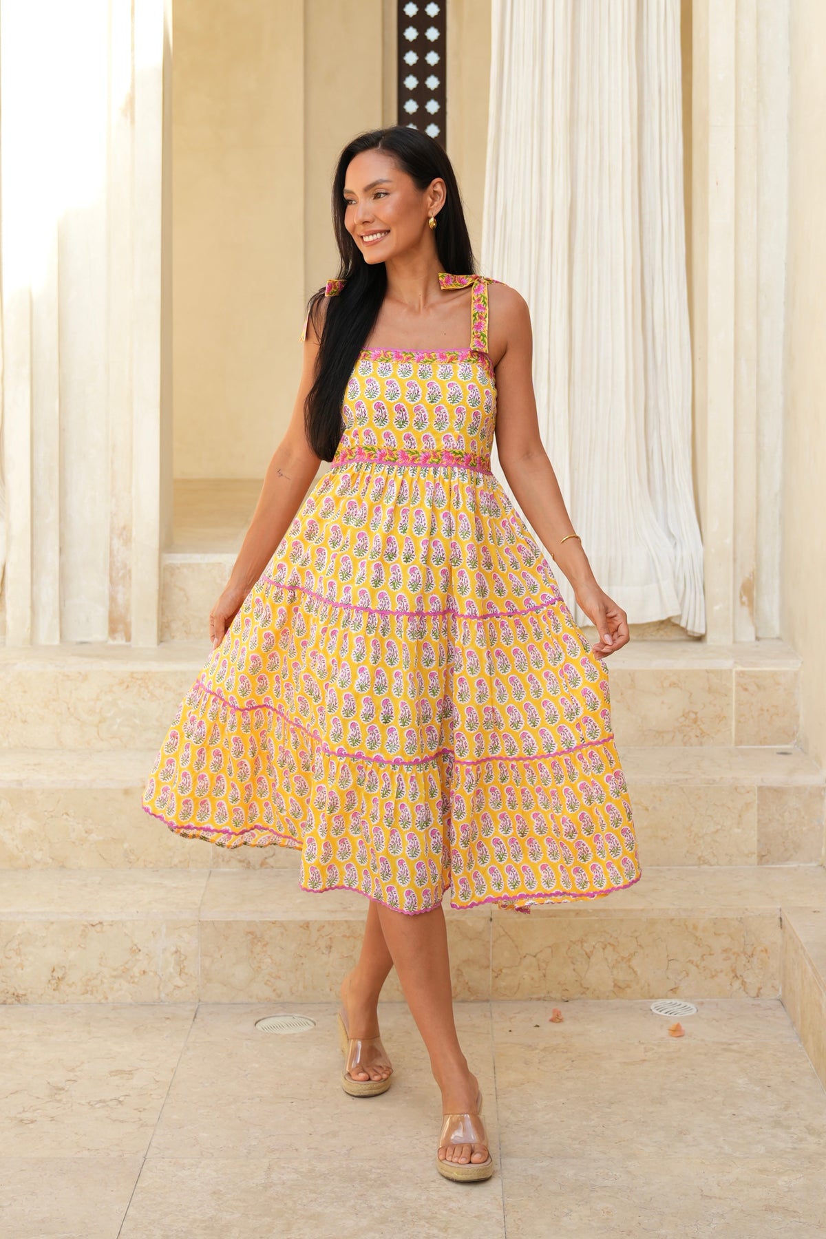 Daisy Dress in Sunrise Yellow