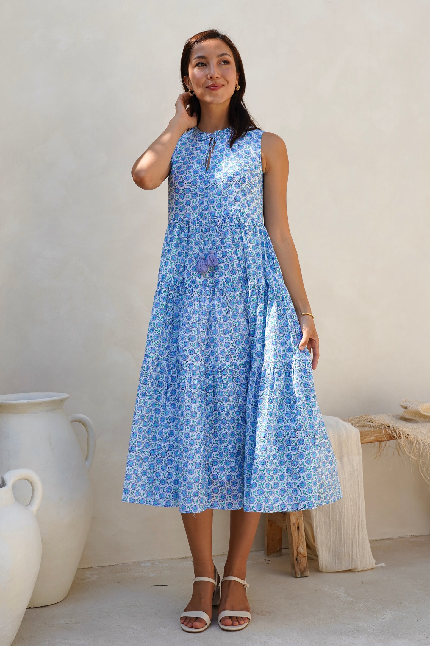 Begonia Dress in Moonlit Garden