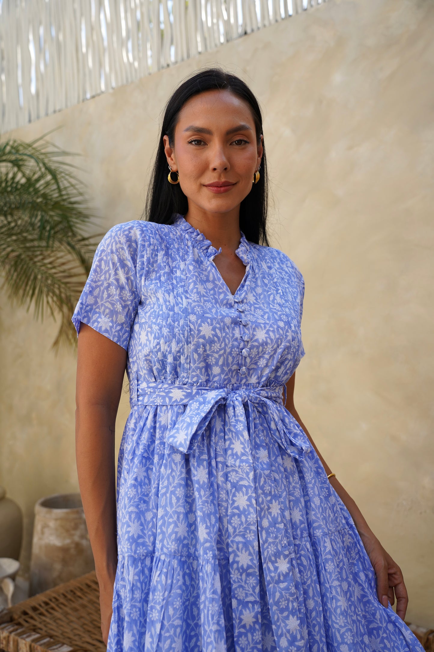 Hazel Dress in Moonlit Garden