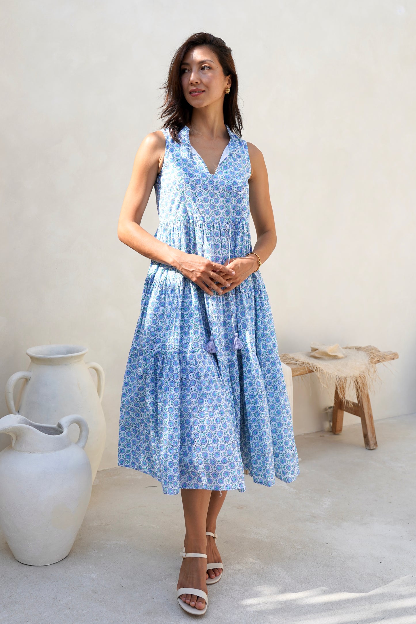 Begonia Dress in Moonlit Garden