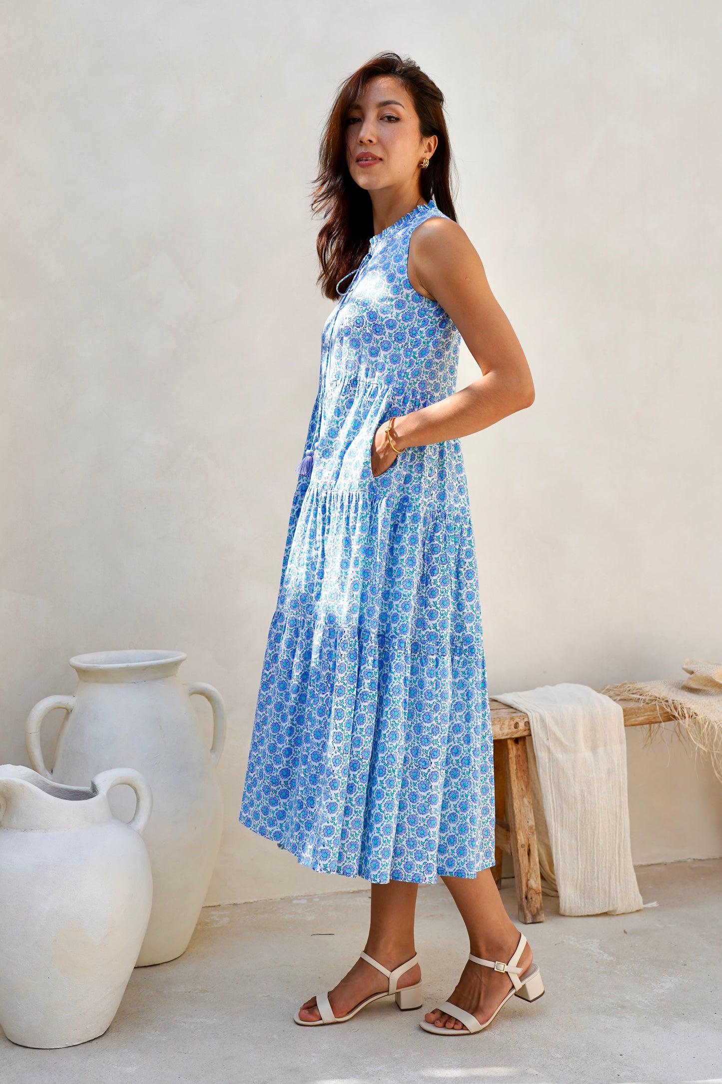 Begonia Dress in Moonlit Garden