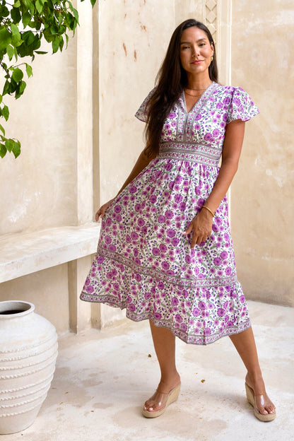 Olivia Purple Dress