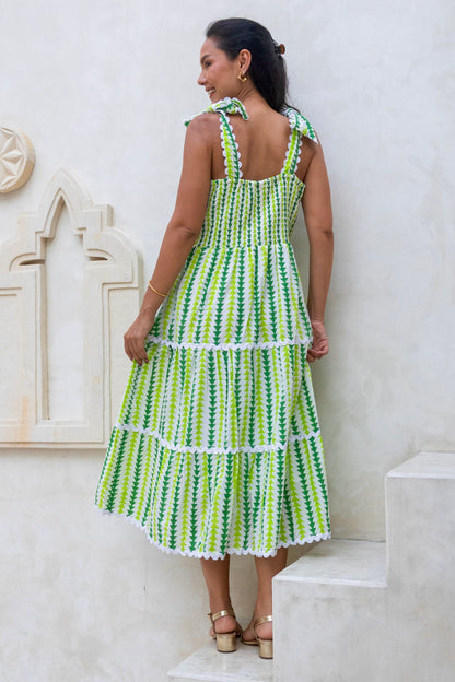 Daisy Dress in green