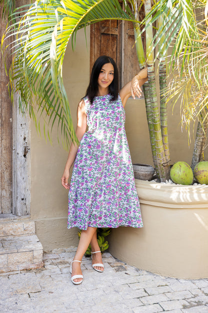 Heather Dress in Lavender Bloom
