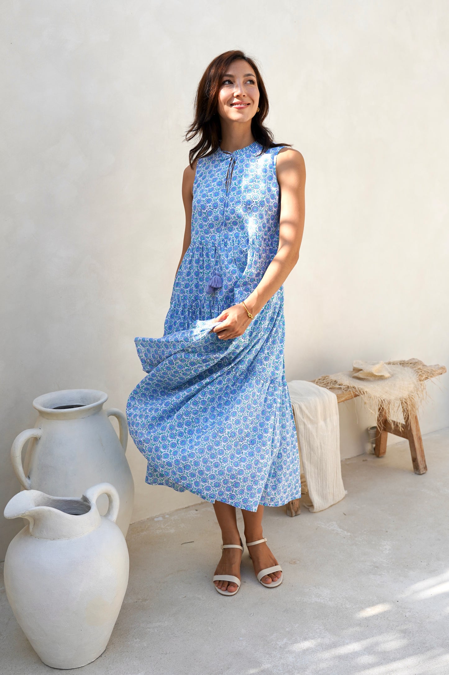 Begonia Dress in Moonlit Garden