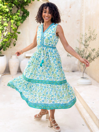 Iris Aqua Green Dress